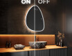 LED Badrumsspegel med oregelbunden form B222 #3