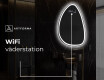 LED Badrumsspegel med oregelbunden form B222 #8