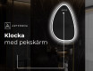 LED Badrumsspegel med oregelbunden form B222 #7