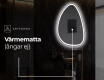 LED Badrumsspegel med oregelbunden form B222 #8