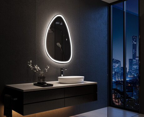 LED Badrumsspegel med oregelbunden form B222 #9
