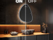 LED Badrumsspegel med oregelbunden form B223 #3
