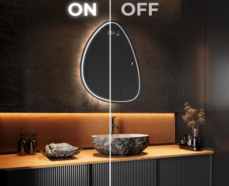 LED Badrumsspegel med oregelbunden form B223 #3