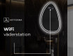 LED Badrumsspegel med oregelbunden form B223 #8