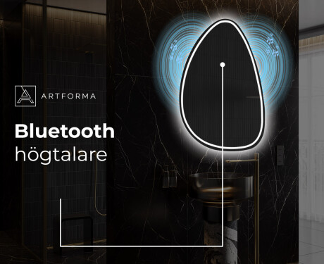 LED Badrumsspegel med oregelbunden form B223 #5