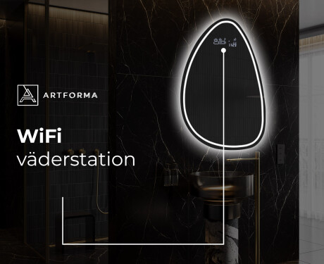 LED Badrumsspegel med oregelbunden form B223 #6