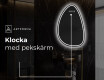 LED Badrumsspegel med oregelbunden form B223 #7