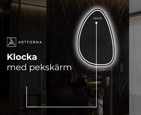 LED Badrumsspegel med oregelbunden form B223 #7