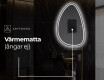 LED Badrumsspegel med oregelbunden form B223 #8