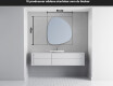 LED Badrumsspegel med oregelbunden form EG221 #4