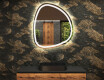 LED Badrumsspegel med oregelbunden form EG222