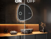 LED Badrumsspegel med oregelbunden form EG223 #3