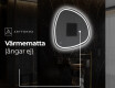 LED Badrumsspegel med oregelbunden form EG223 #9