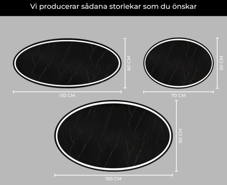 Badrumsspegel med LED-belysning Spegel L228 #4