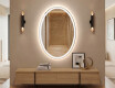 Badrumsspegel med LED-belysning Spegel L74