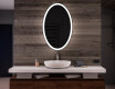 Badrumsspegel med LED-belysning Spegel L74