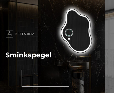 LED Badrumsspegel med oregelbunden form EM222 #5