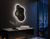 LED Badrumsspegel med oregelbunden form EM222 #10