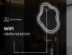 LED Badrumsspegel med oregelbunden form EM223 #9