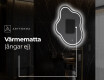 LED Badrumsspegel med oregelbunden form EM223 #9