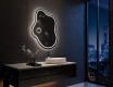 LED Badrumsspegel med oregelbunden form EM223 #10