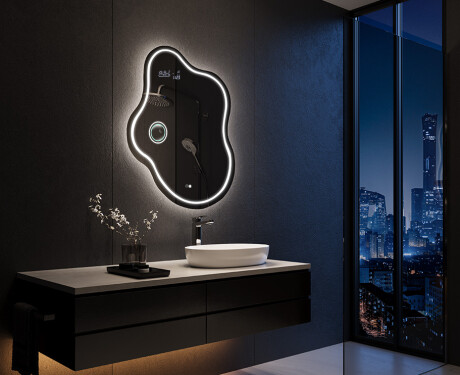 LED Badrumsspegel med oregelbunden form EM223 #10