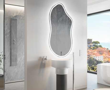 LED Badrumsspegel med oregelbunden form F222