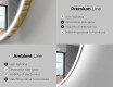 LED Badrumsspegel med oregelbunden form F222 #2