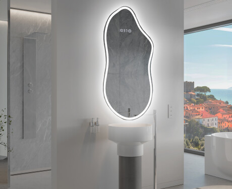 LED Badrumsspegel med oregelbunden form F222 #9