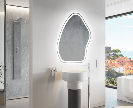 LED Badrumsspegel med oregelbunden form G222