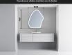 LED Badrumsspegel med oregelbunden form G222 #4