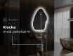 LED Badrumsspegel med oregelbunden form G222 #7