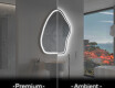 LED Badrumsspegel med oregelbunden form G223