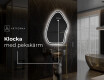 LED Badrumsspegel med oregelbunden form G223 #8
