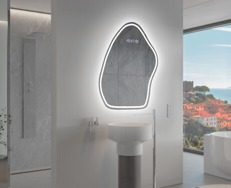 LED Badrumsspegel med oregelbunden form G223 #9