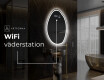 LED Badrumsspegel med oregelbunden form U222 #7