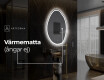 LED Badrumsspegel med oregelbunden form U222 #9