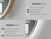 LED Badrumsspegel med oregelbunden form U223 #2