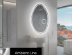 LED Badrumsspegel med oregelbunden form U223 #3