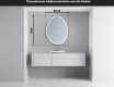 LED Badrumsspegel med oregelbunden form U223 #5