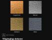 Badrumsspegel med elegant metalldekor L289 #2