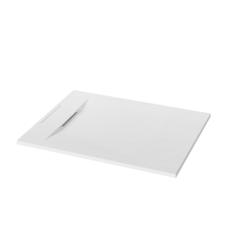 Rektangulärt duschkar Avero 90x110 cm vitt #7