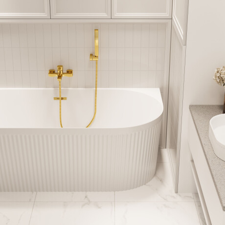 Badkarsblandare Glamour guld #5