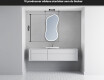 LED Badrumsspegel med oregelbunden form K222 #4