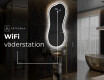 LED Badrumsspegel med oregelbunden form K222 #6