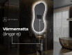 LED Badrumsspegel med oregelbunden form K222 #8