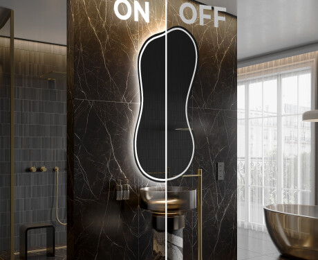 LED Badrumsspegel med oregelbunden form K223 #3