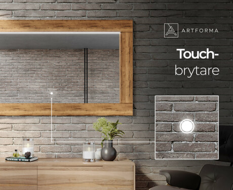 Rektangulära väggspeglar LED med ekram L225 #5