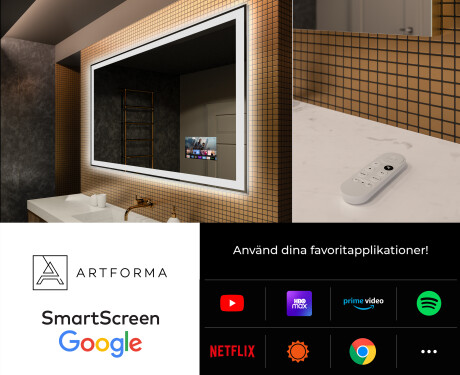 Badrumsspegel med LED-belysning Spegel L01 #4