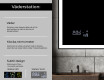 Badrumsspegel med LED-belysning Spegel L01 #5